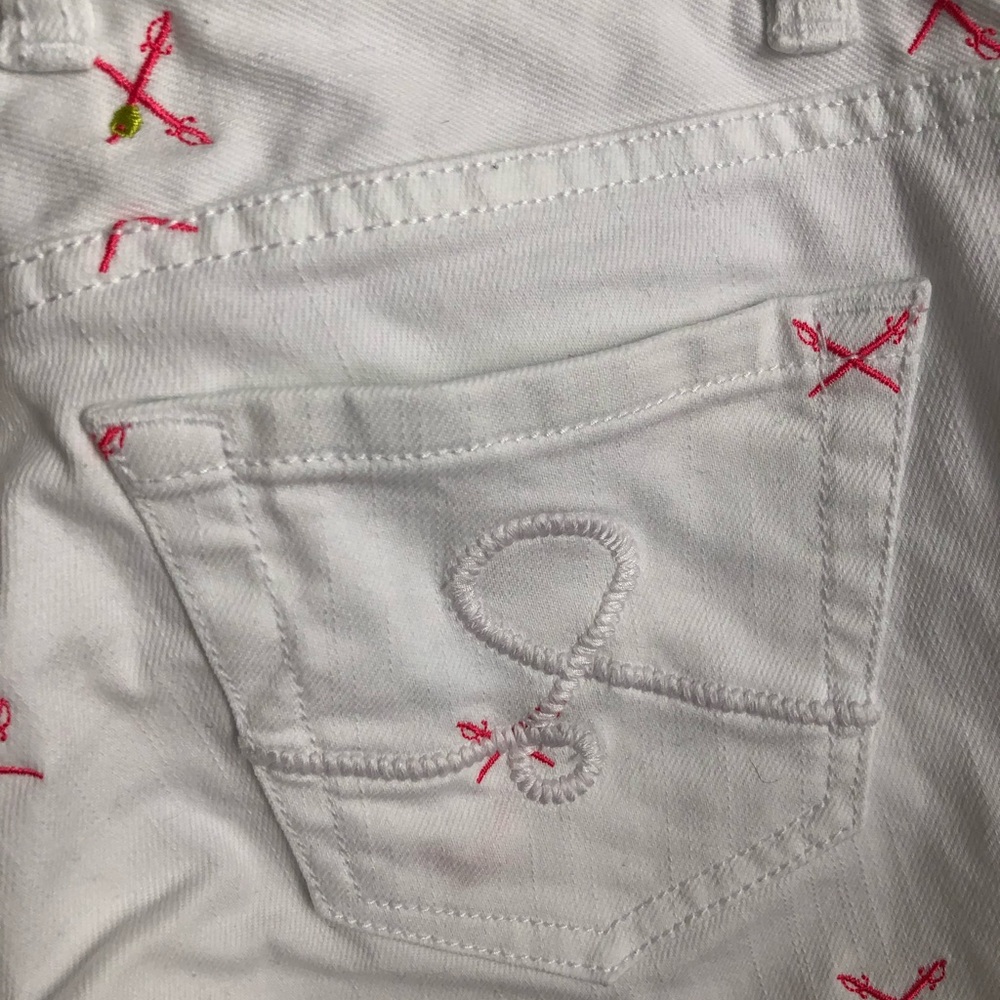 Lilly Pulitzer White Main Line Fit Jeans Size 2 - Picture 5 of 6